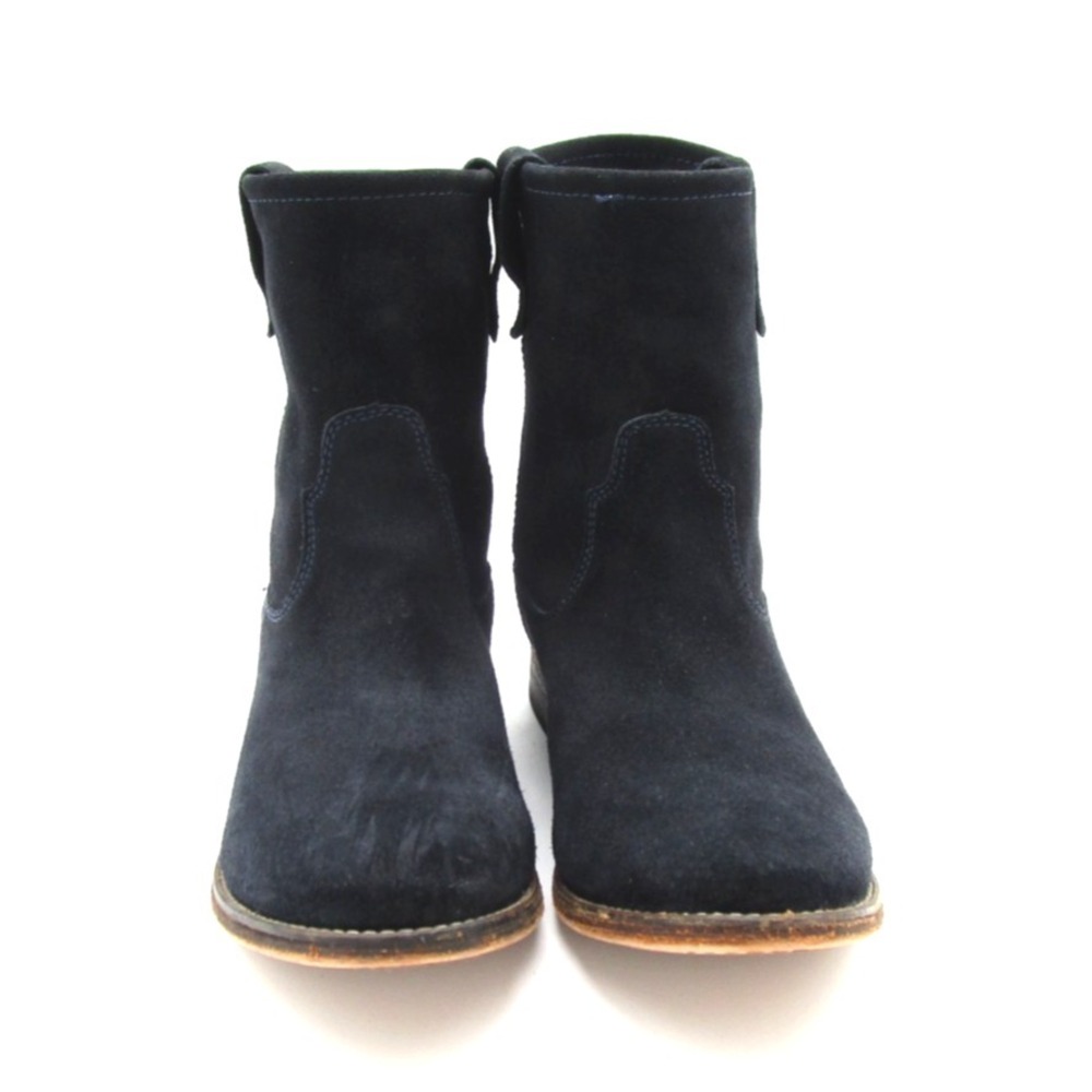 ZIGI Girl Canon Suede Ankle Booties Blue Women's Western Style Pull-on Sz 10M - Picture 6 of 9